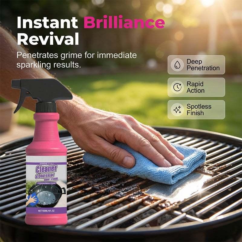 🔥No Scrubbing Needed!- Powerful Grill Degreaser Spray