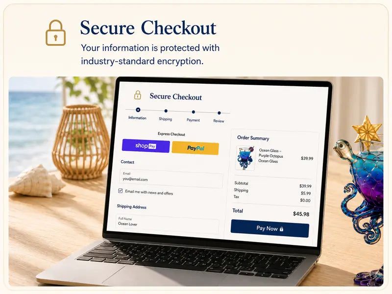 Secure online checkout experience