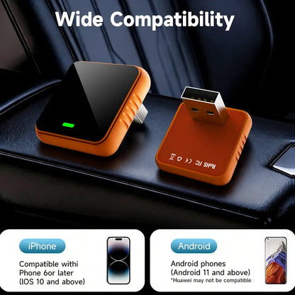 🔥HOT SALE - 2026 Mini Cube Pro 3.0 Wireless CarPlay Adapter: Wireless Auto-Connect for iPhone & Android